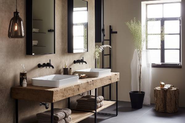 salle de bain tendance nature