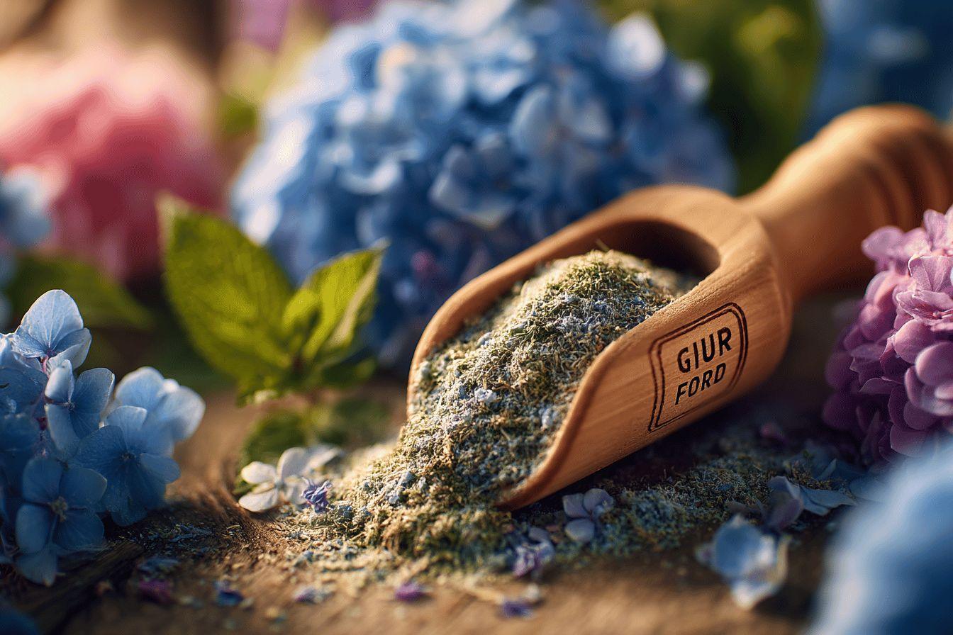 que mettre au pied des hortensias