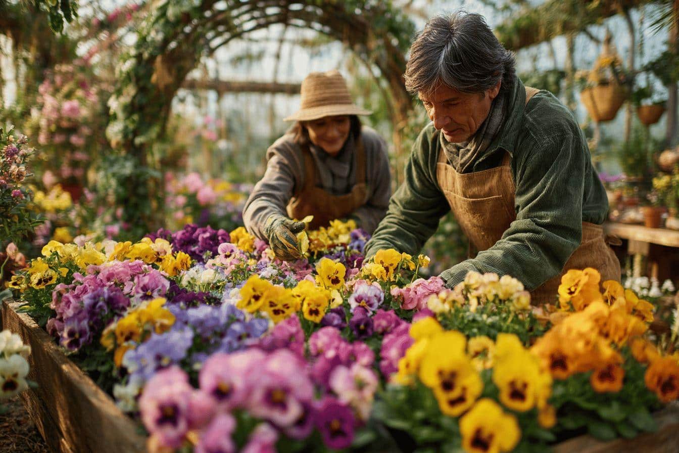 combien de pensées dans une jardinière
