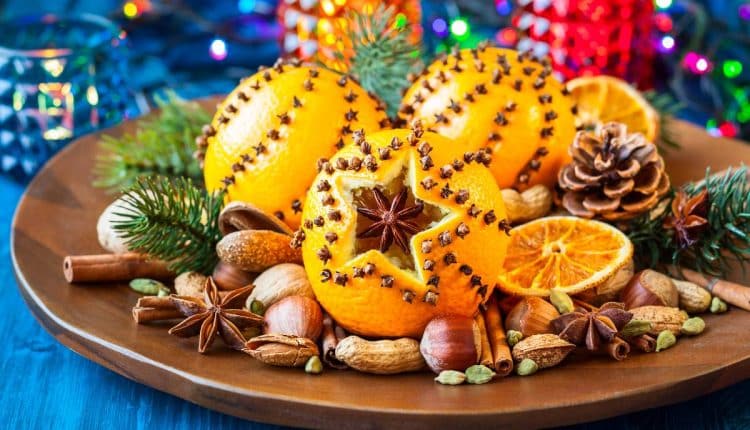 pomme d'ambre de Noël