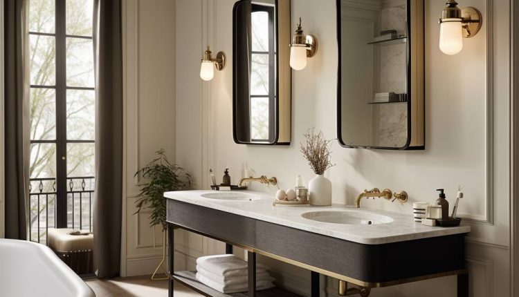 salle de bain tendance style paris années 30