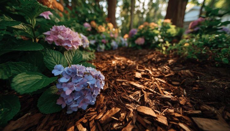 que mettre au pied des hortensias